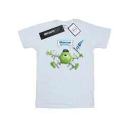Disney Mens Monsters University Taped Mike T-Shirt - XXL, White