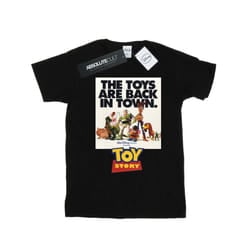 Disney Mens Toy Story Movie Poster T-Shirt - S, Black