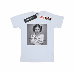 Star Wars Mens Princess Leia Organa T-Shirt - M, White