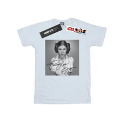 Star Wars Mens Princess Leia Organa T-Shirt - M, White