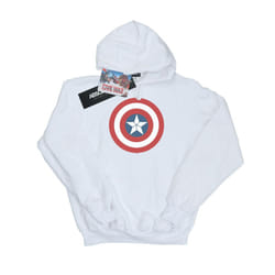 Marvel Boys Captain America Civil War Shield Hoodie - 9-11 Years, White