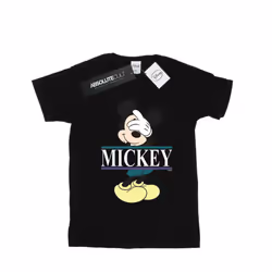Disney Mens Mickey Mouse Letters T-Shirt - S, Black