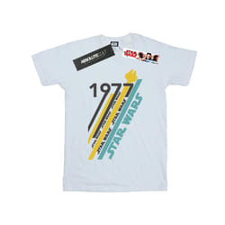 Star Wars Mens Retro 77 Stripes T-Shirt - L, White