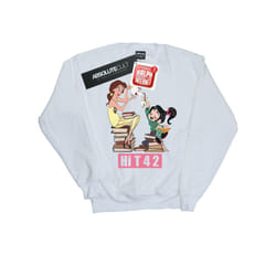 Disney Mens Wreck It Ralph Belle And Vanellope Sweatshirt - S, White