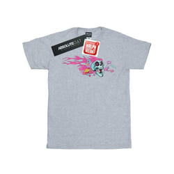 Disney Mens Wreck It Ralph Candy Skull T-Shirt - S, Sports Grey