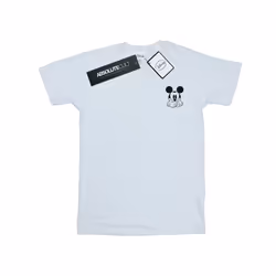 Disney Mens Mickey Mouse Dont Speak Breast Print T-Shirt - XXL, White