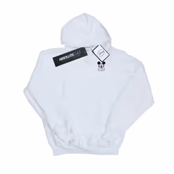 Disney Womens/Ladies Mickey Mouse Dont Speak Breast Print Hoodie - S, White