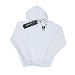Disney Womens/Ladies Mickey Mouse Dont Speak Breast Print Hoodie - S, White