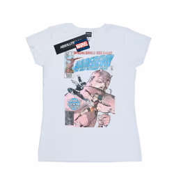 Marvel Womens/Ladies Daredevil Distressed Bullseye Vs Elektra Cover Cotton T-Shirt - L, White
