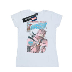 Marvel Womens/Ladies Daredevil Distressed Bullseye Vs Elektra Cover Cotton T-Shirt - L, White