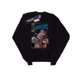 Marvel Mens Daredevil Distressed Bullseye Vs Elektra Cover Sweatshirt - L, Black