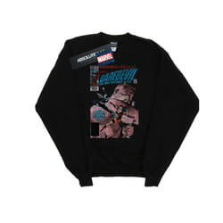 Marvel Mens Daredevil Distressed Bullseye Vs Elektra Cover Sweatshirt - L, Black
