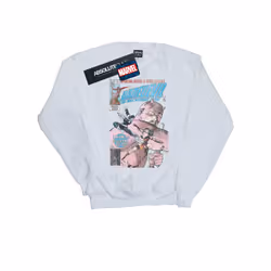 Marvel Mens Daredevil Distressed Bullseye Vs Elektra Cover Sweatshirt - S, White
