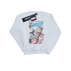 Marvel Mens Daredevil Distressed Bullseye Vs Elektra Cover Sweatshirt - S, White