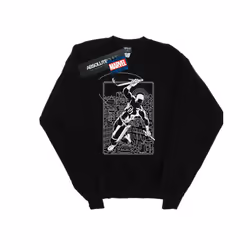 Marvel Mens Daredevil Silhouette Sweatshirt - XL, Black