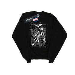 Marvel Mens Daredevil Silhouette Sweatshirt - XL, Black