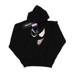 Marvel Mens Venom Split Face Hoodie - XXL, Black