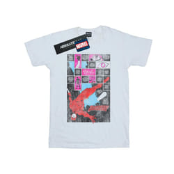 Marvel Mens Daredevil Comic Panels T-Shirt - M, White