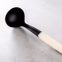 KitchenAid Ladle, Heat Resistant Non-Stick Cooking Utensil  Almond Cream