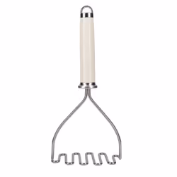 KitchenAid Potato Masher, Stainless Steel Cooking Utensil Almond Cream