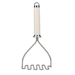 KitchenAid Potato Masher, Stainless Steel Cooking Utensil  Almond Cream