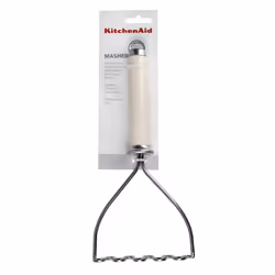 KitchenAid Potato Masher, Stainless Steel Cooking Utensil  Almond Cream