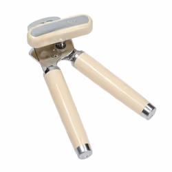 KitchenAid Tin Opener, Stainless Steel Can and Bottle Opener Almond Cream