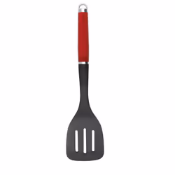 KitchenAid Slotted Turner, Heat Resistant Non-Stick Fish Slice  Empire Red