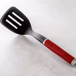 KitchenAid Slotted Turner, Heat Resistant Non-Stick Fish Slice  Empire Red