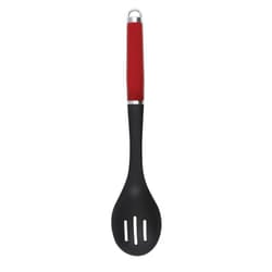 KitchenAid Slotted Spoon, Heat Resistant Non-Stick Cooking Spoon  Empire Red