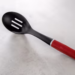 KitchenAid Slotted Spoon, Heat Resistant Non-Stick Cooking Spoon  Empire Red