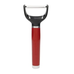KitchenAid Y Peeler, Stainless Steel Swivel Peeler for Fruit and Vegetables  Empire Red