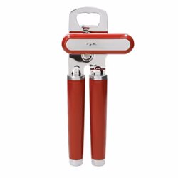 KitchenAid Tin Opener, Stainless Steel Can and Bottle Opener  Empire Red