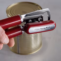 KitchenAid Tin Opener, Stainless Steel Can and Bottle Opener  Empire Red
