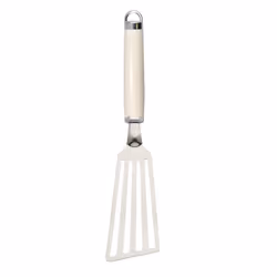 KitchenAid Flex Turner, Stainless Steel Slotted Fish Slice  Almond Cream
