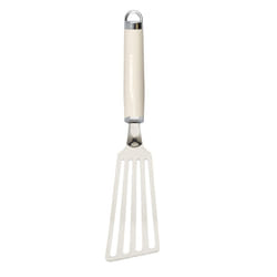 KitchenAid Flex Turner, Stainless Steel Slotted Fish Slice  Almond Cream