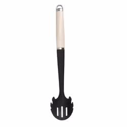 KitchenAid Pasta Server, Heat Resistant Non-Stick Spaghetti Spoon Almond Cream