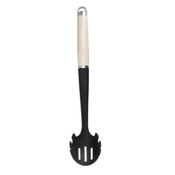 KitchenAid Pasta Server, Heat Resistant Non-Stick Spaghetti Spoon  Almond Cream