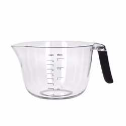 KitchenAid Mixing and Measuring Bowl with Handle, 8-Cup (2 Litre) Capacity, Dishwasher Safe - Black