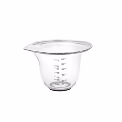 KitchenAid Set of 3 Measuring Jugs, Dishwasher Safe  Large 4-Cup (1 Litre), 2-Cup (500ml) and 1-Cup (250ml)  Black