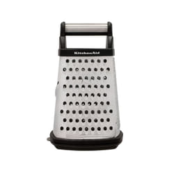 KitchenAid Stainless Steel Box Grater, 4-Sided Cheese Grater, Slicer and Zester