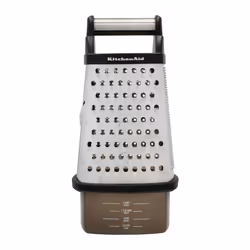 KitchenAid Stainless Steel Box Grater, 4-Sided Cheese Grater, Slicer and Zester - Additional view 4