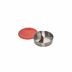 Stainless Steel Round Cook or Bake Pan,Grey,7-inch, 32 ounce capacity
