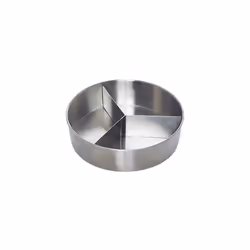 Stainless Steel Round Cook or Bake Pan,Grey,7-inch, 32 ounce capacity