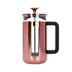 La CafetiÃ¨re Pisa 8 Cup Borosilicate French Press Copper Stainless Steel 1L
