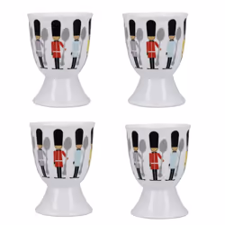 Have A Cracking Day Breakfast Novelty Funky Set Of 4 Soldiers Egg Cups