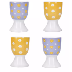 Have A Cracking Day Breakfast Novelty Soleada Floral Set Of 4 Egg Cups