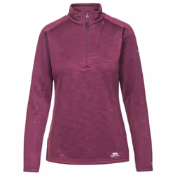 Trespass Womens/Ladies Fairford Fleece Top - XS, Grape Wine Marl