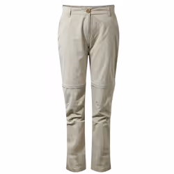 Craghoppers Womens/Ladies NosiLife Zip Off Trousers - 16L, Desert Sand