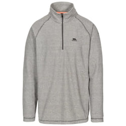 Trespass Mens Keynote Anti Pilling 1/4 Zip Fleece Top - S, Black